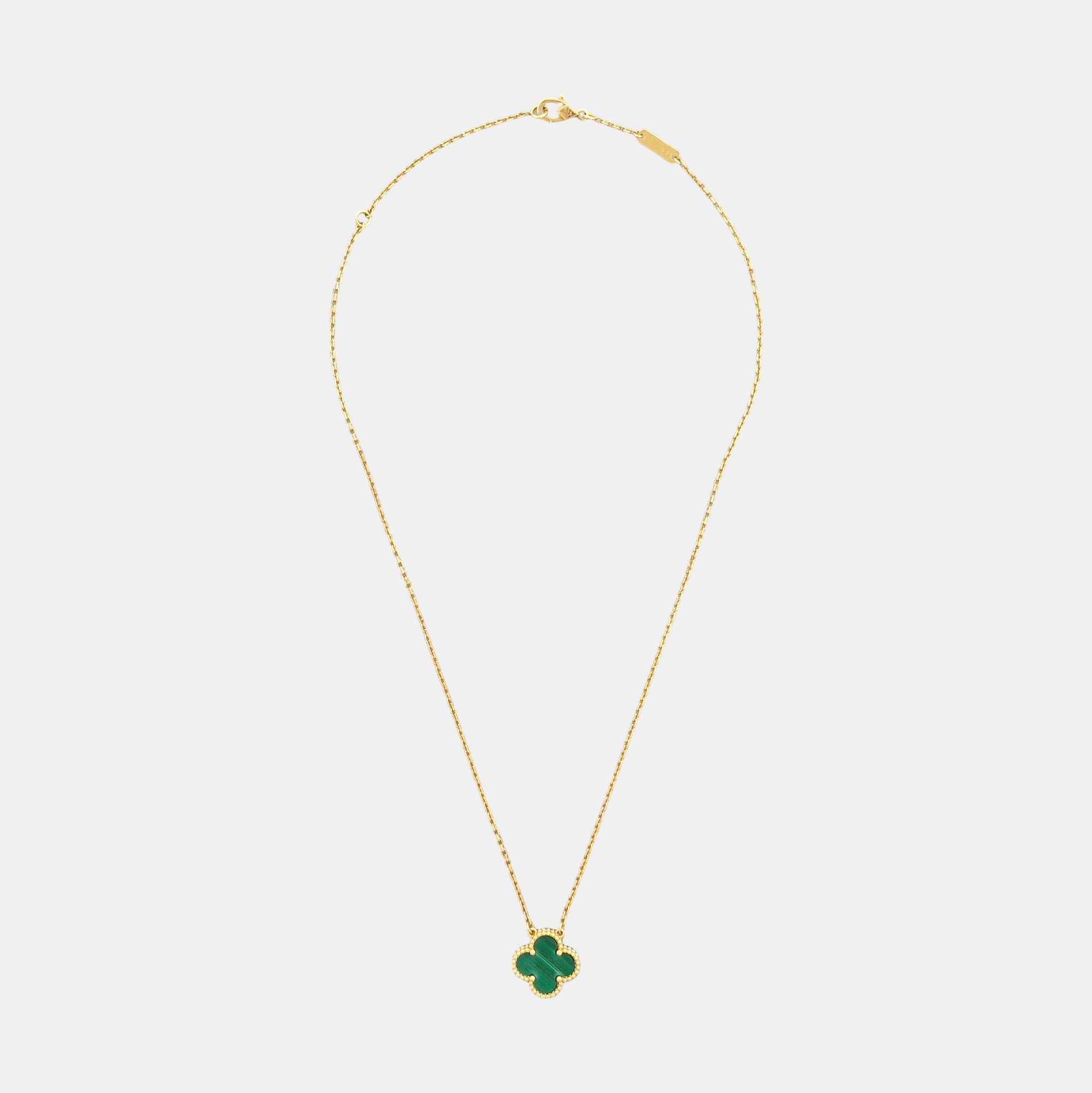 Vintage Alhambra 18k Gold Necklace