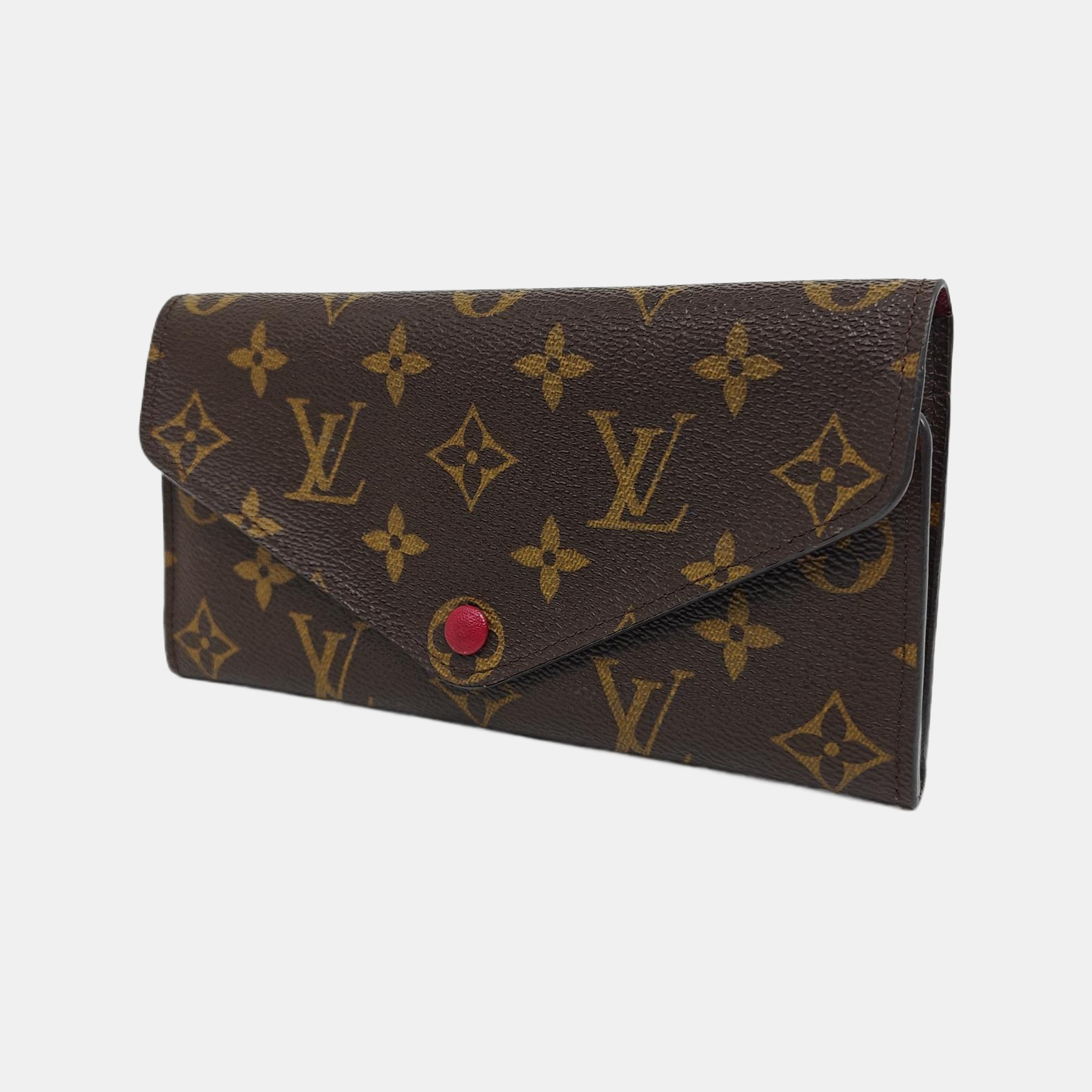 JOSÉPHINE Monogram Coated Canvas Brown Wallet