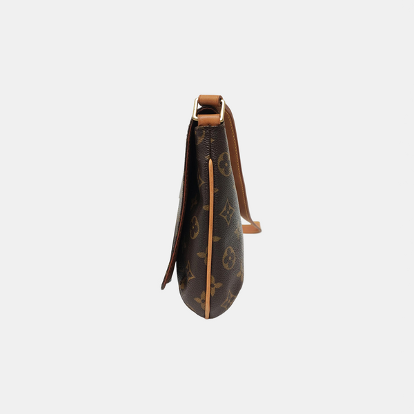 MUSETTE TANGO Monogram Coated Canvas Brown