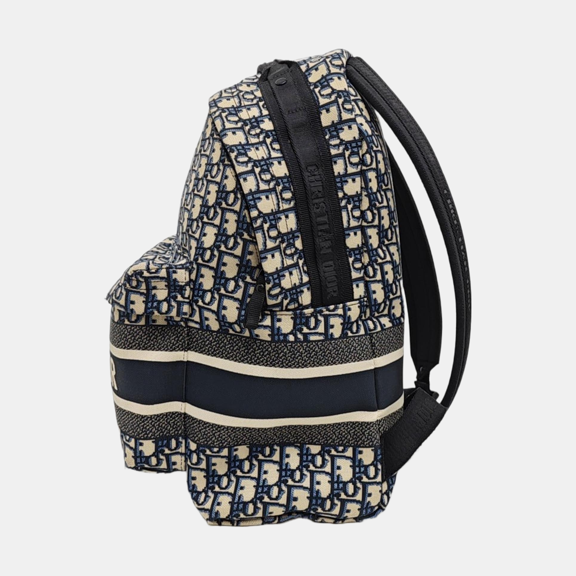 Diortravel Oblique Canvas Blue