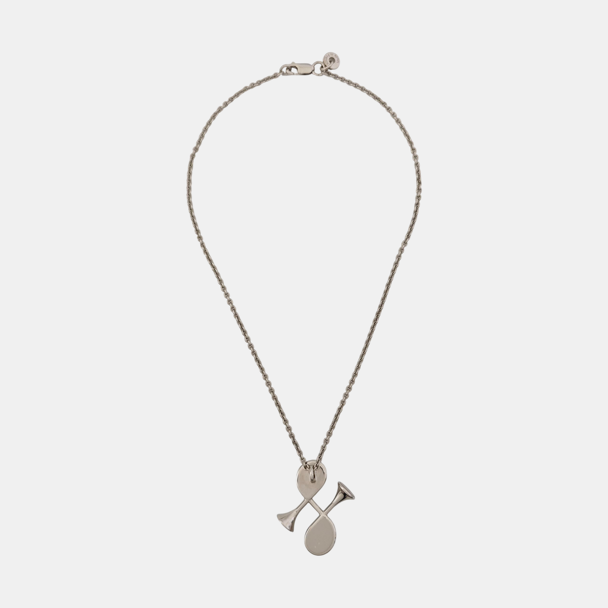 Cor H Cor Baroque Metal Silver Necklace