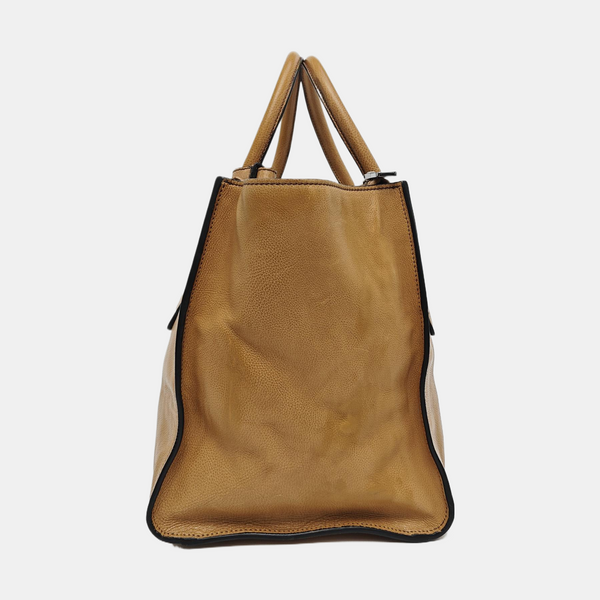 Calfskin Tote Bag Brown