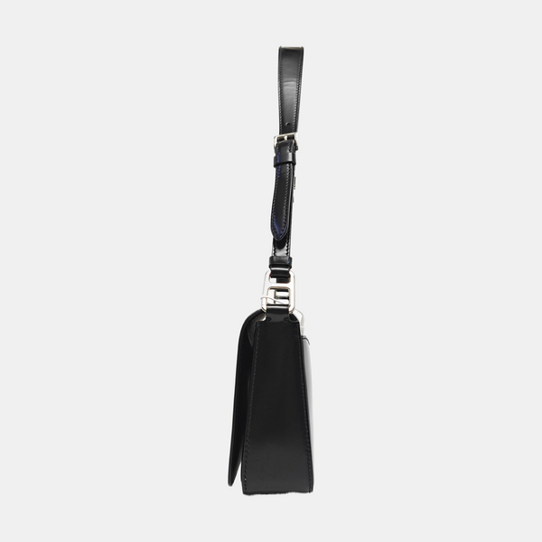 Calfskin Shoulder Bag Black