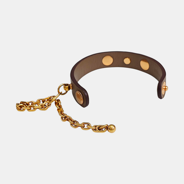 Leather Brown Bangle