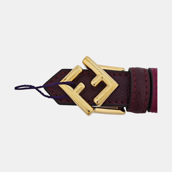 Leather Belt Purple