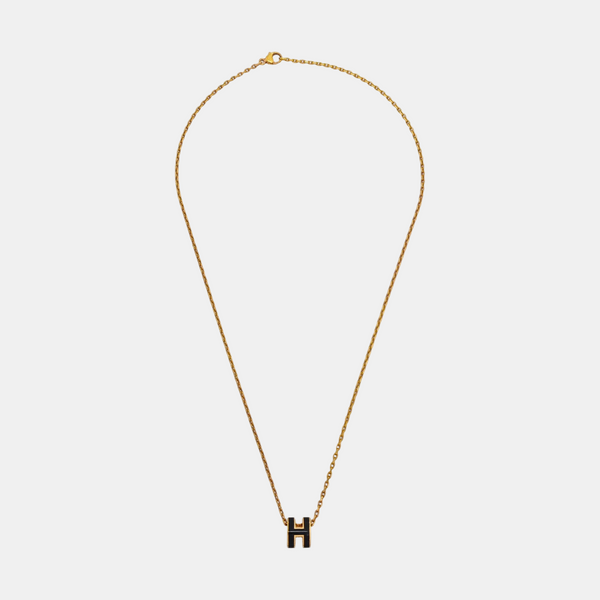 Pop H Metal Gold Necklace