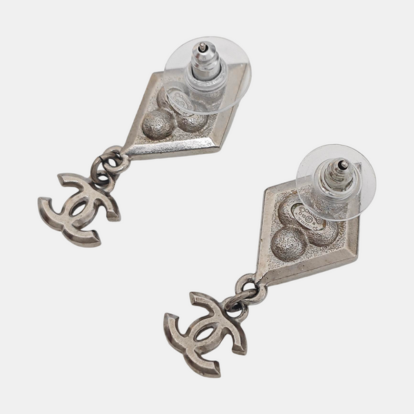 Metal Silver Stud Earrings