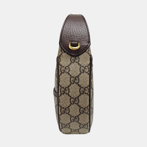 Retro Mini Monogram Coated Canvas Brown