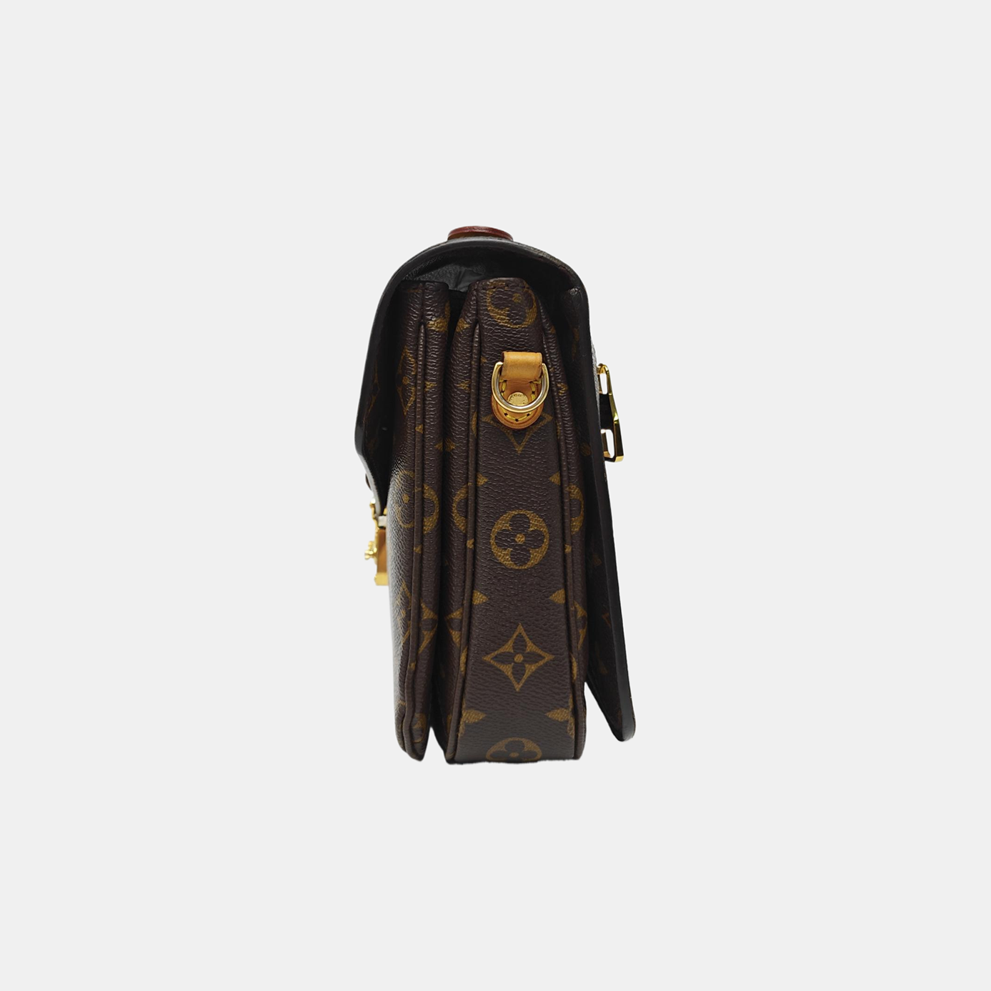 MÉTIS MM Monogram Coated Canvas Brown