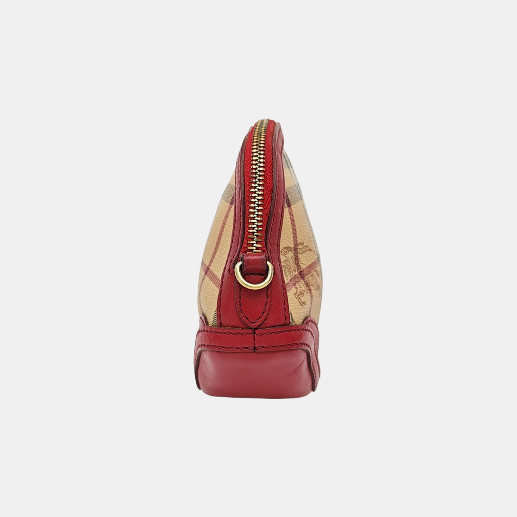 Coated Canvas Shoulder Bag Beige