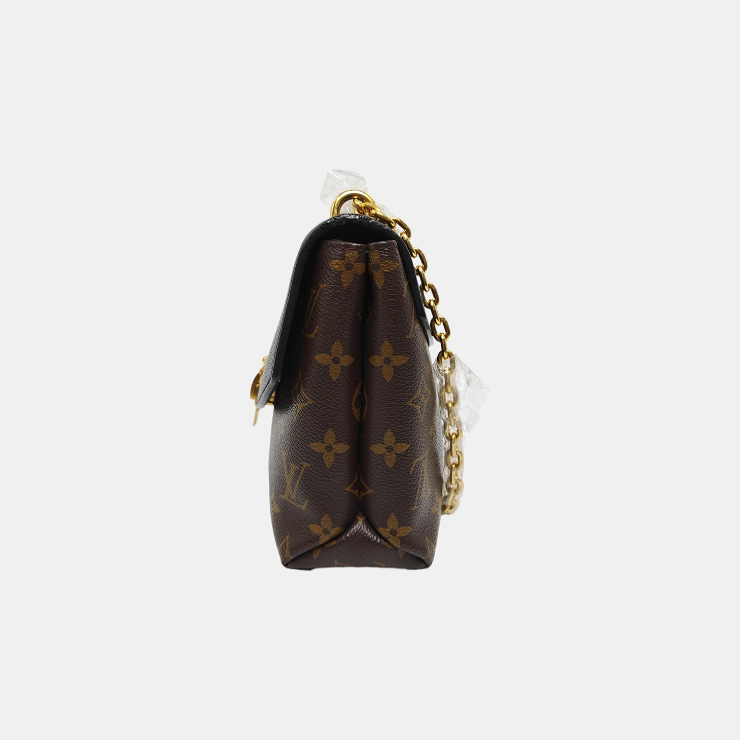 SAINT PLACIDE Monogram Coated Canvas Black