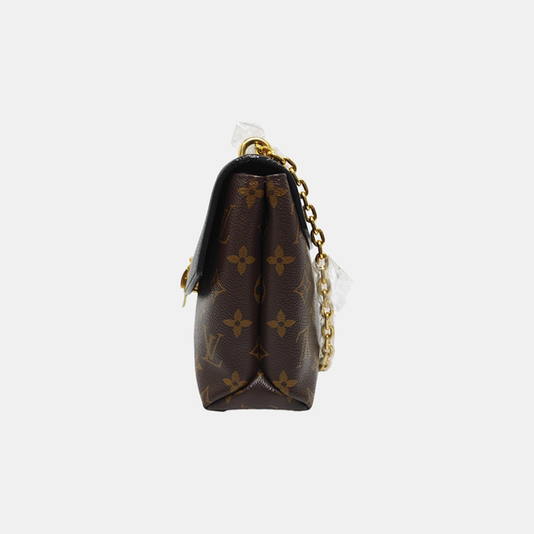 SAINT PLACIDE Monogram Coated Canvas Black