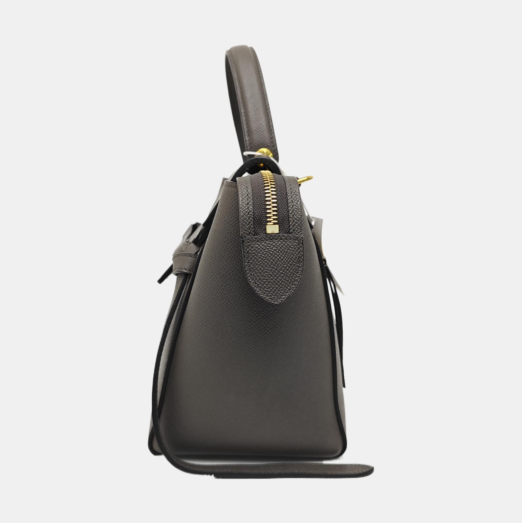 BELT Micro Calfskin Gray