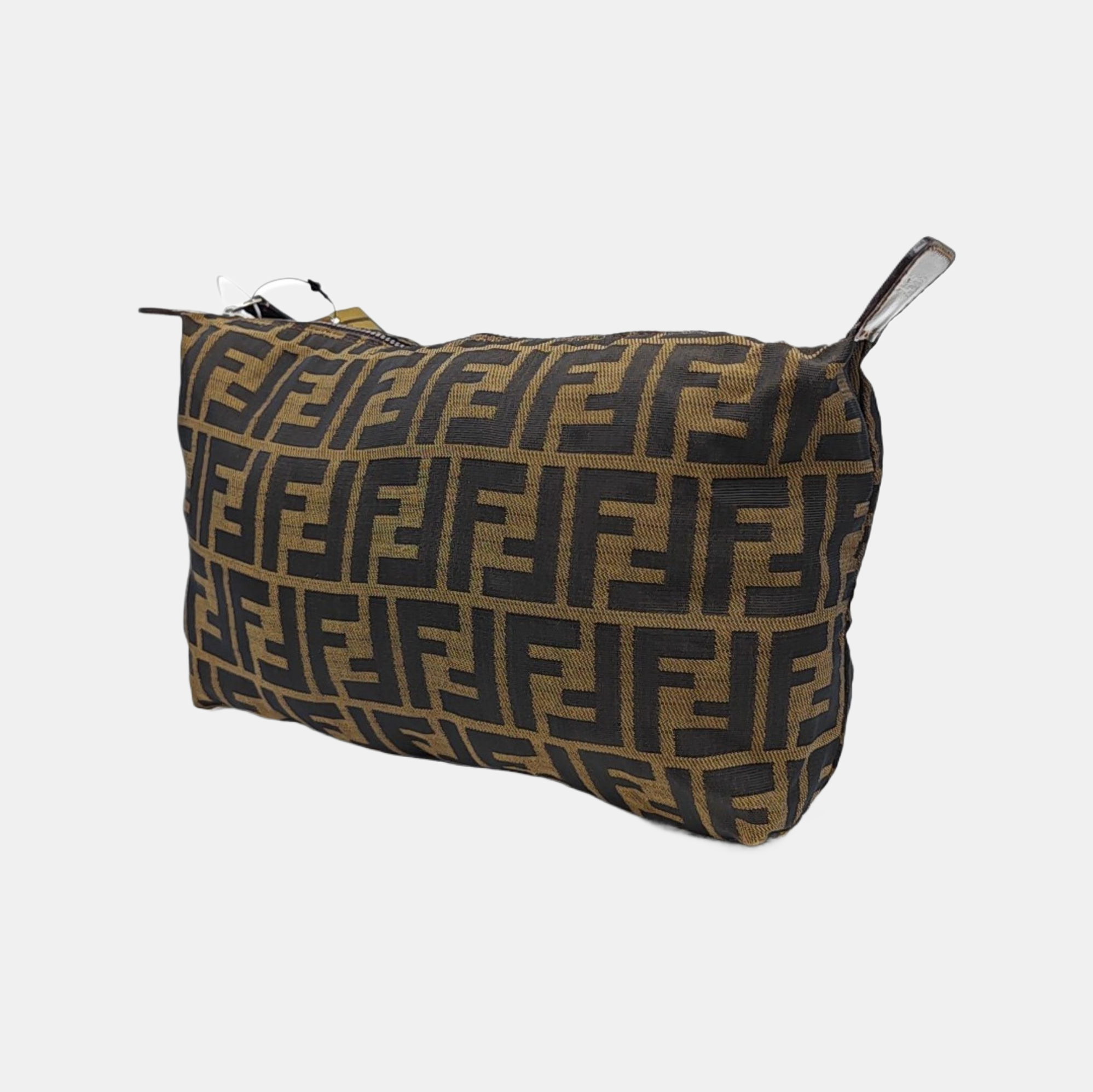 Fabric Clutch Brown
