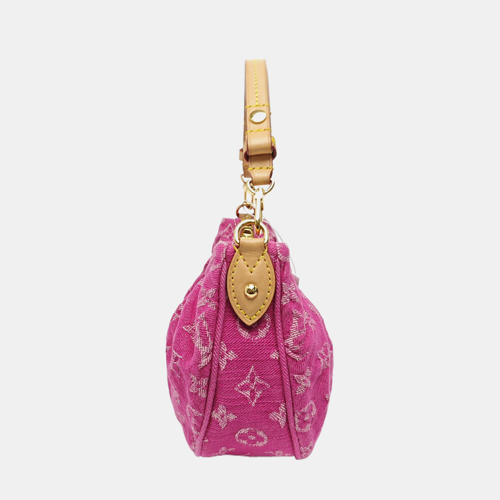 Pochette Valley Monogram Fabric Red