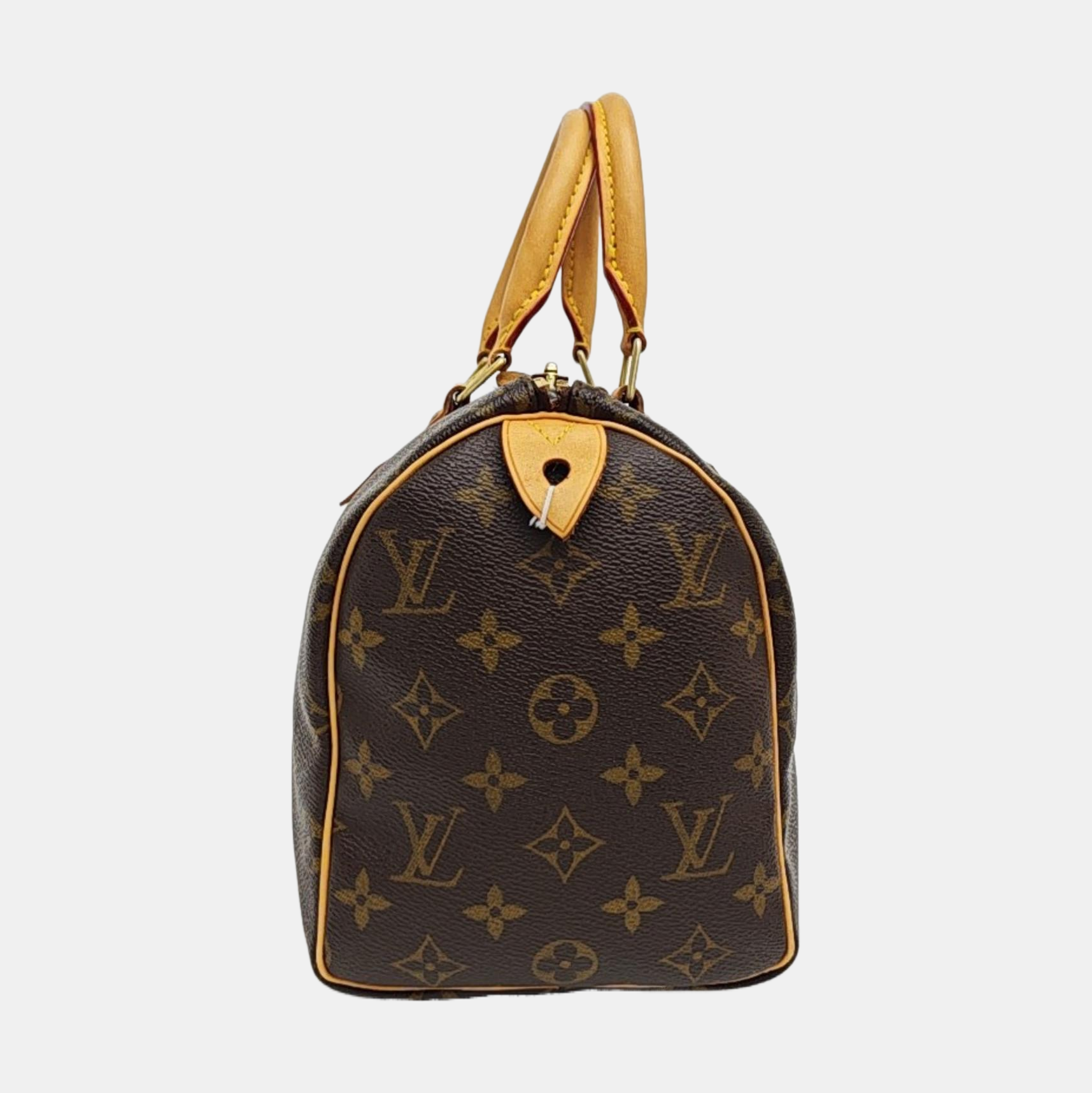 SPEEDY 25 Monogram Coated Canvas Brown