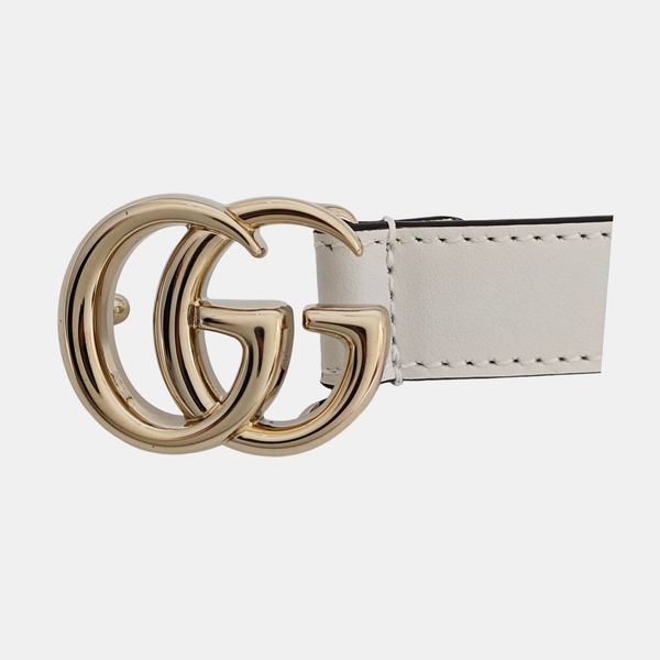 Leather Belt White