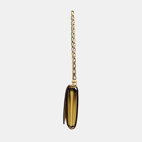 SARAH Monogram Patent Leather Yellow