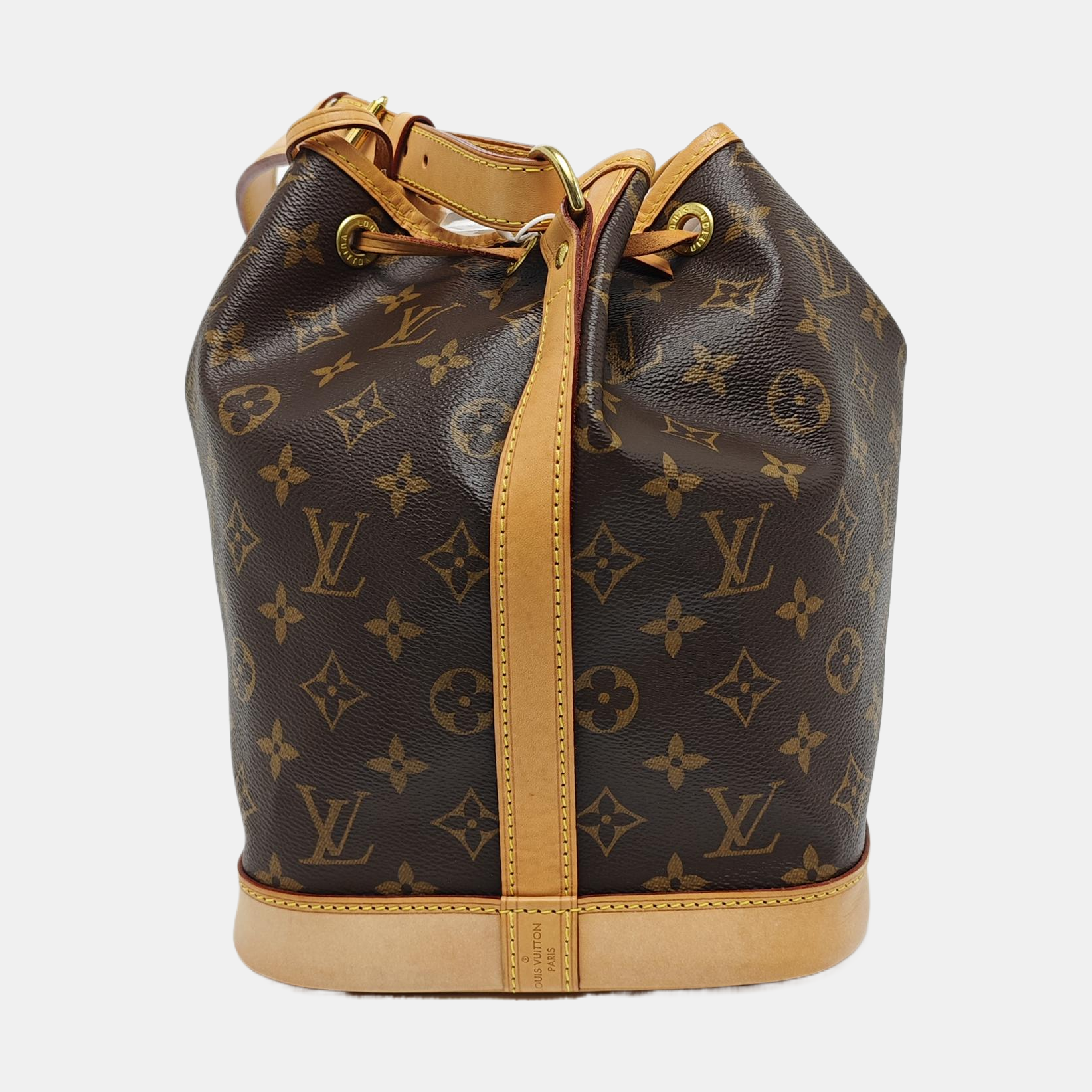 NOÉ MM Monogram Coated Canvas Brown
