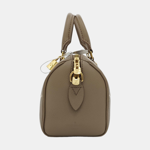 SPEEDY 20 Monogram Calfskin Gray