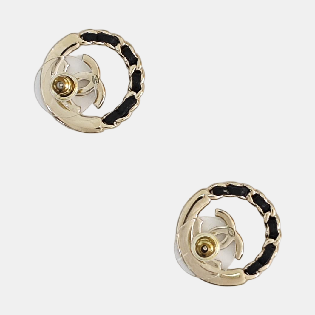 Metal Gold Stud Earrings