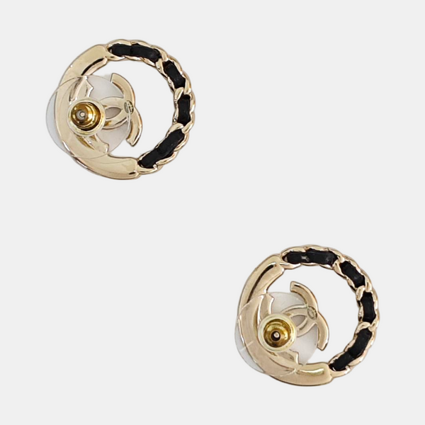 Metal Gold Stud Earrings