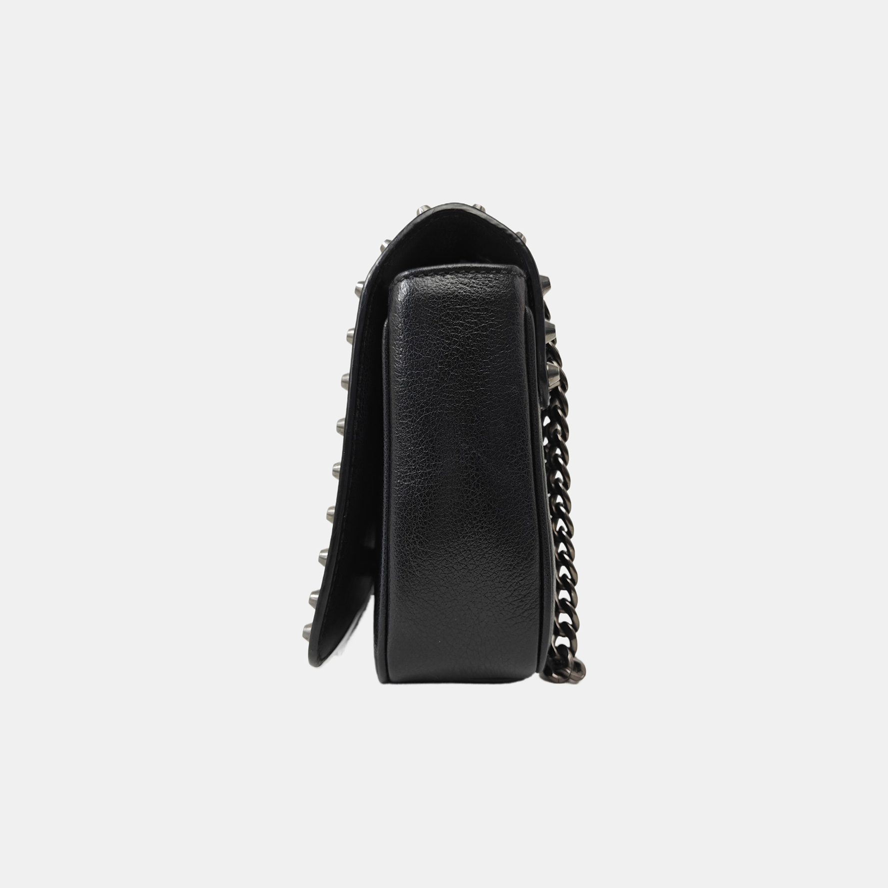 Calfskin Shoulder Bag Black
