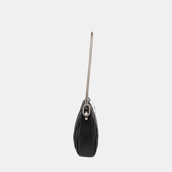 Matelassé Quilted Lambskin Black