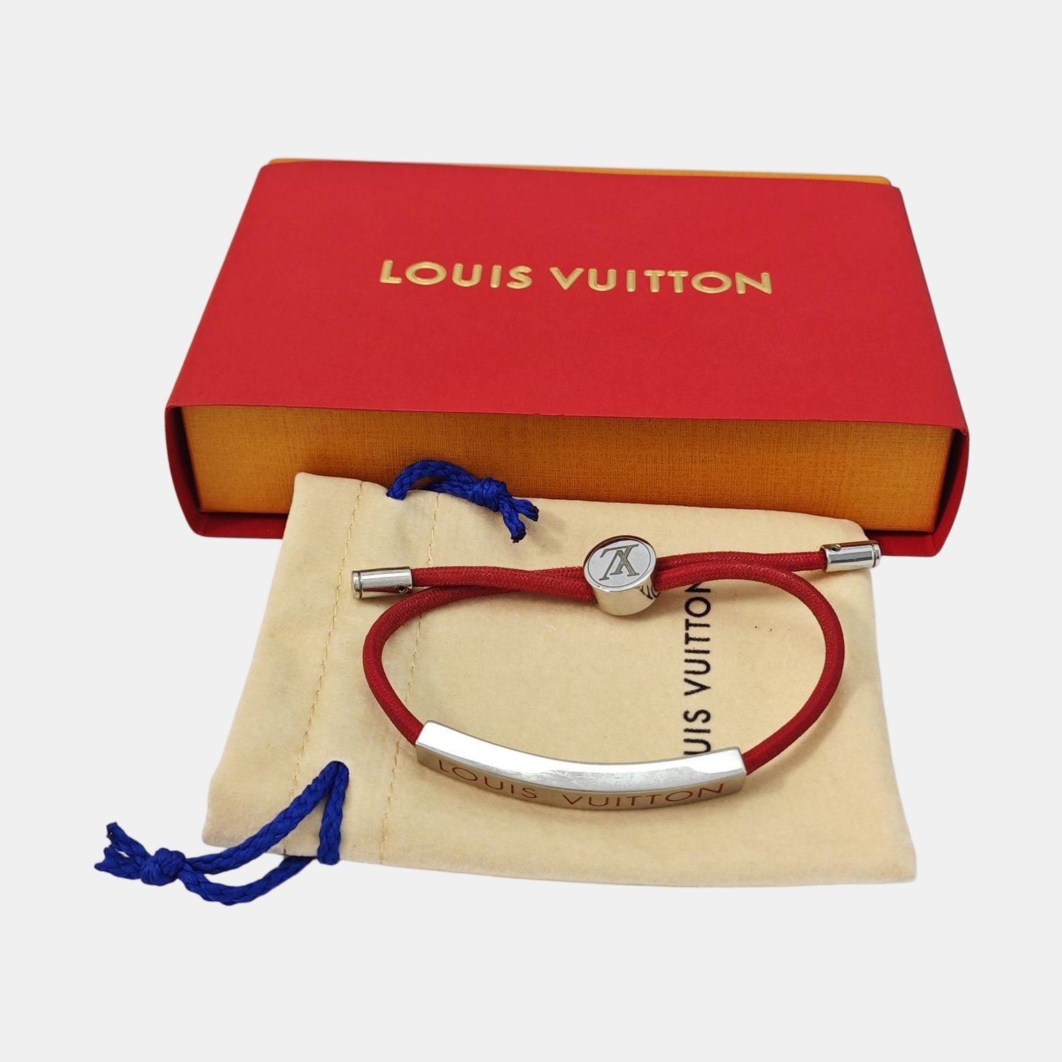 SPACE LV Metal Red Bangle