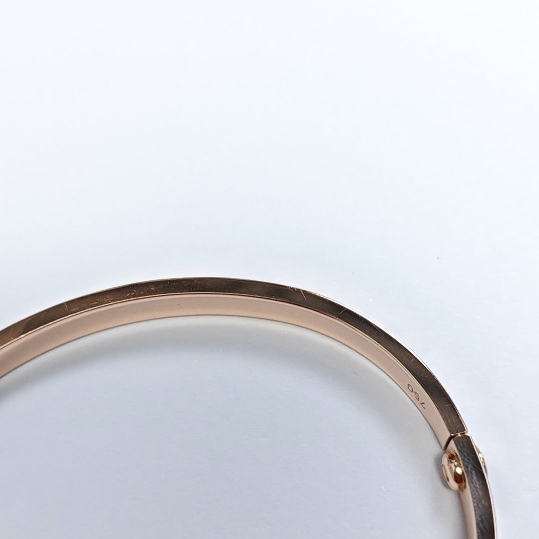 LOVE 18k Rose Gold Bangle