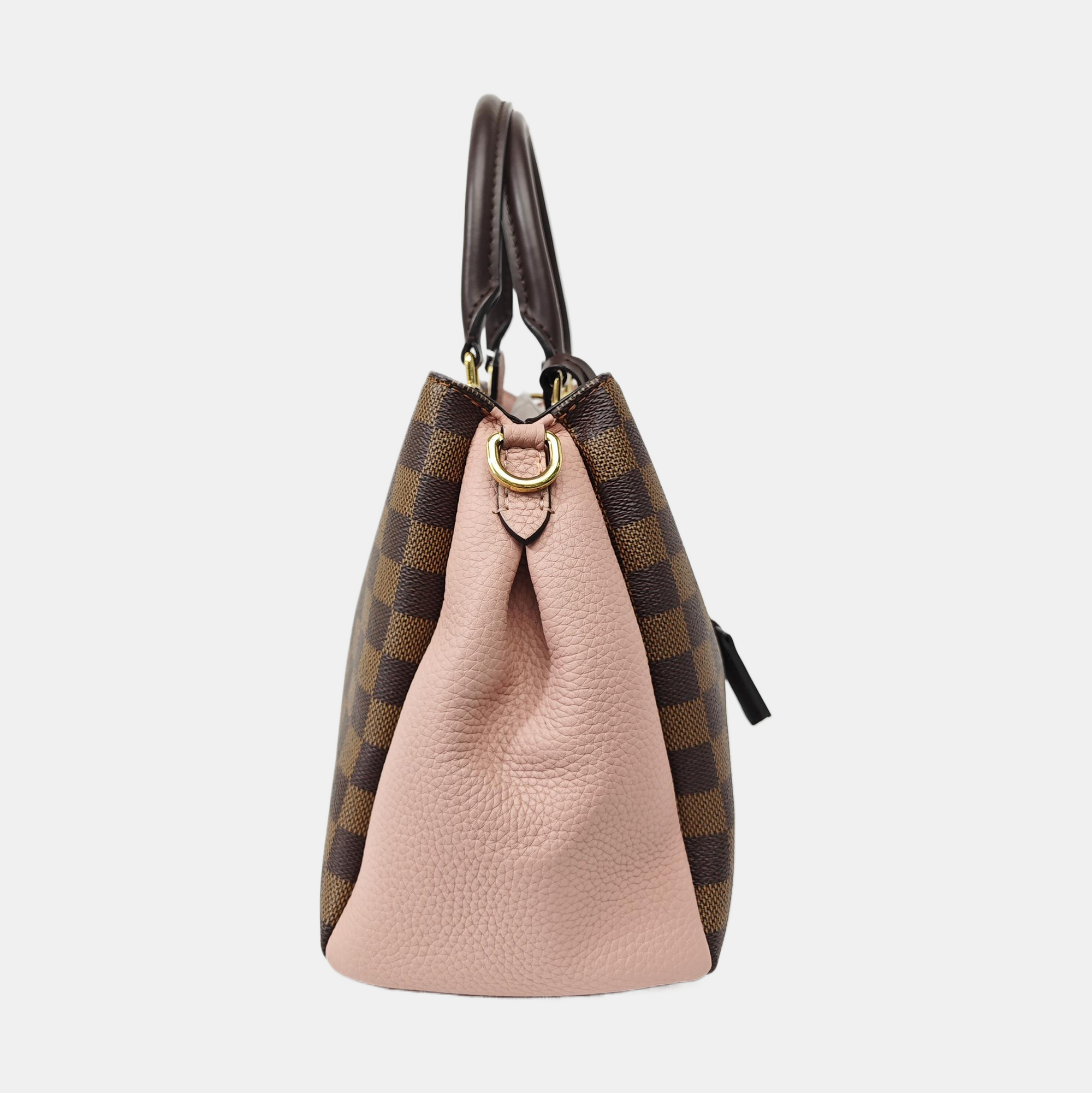 BRITTANY BB Damier Ebene Coated Canvas Brown