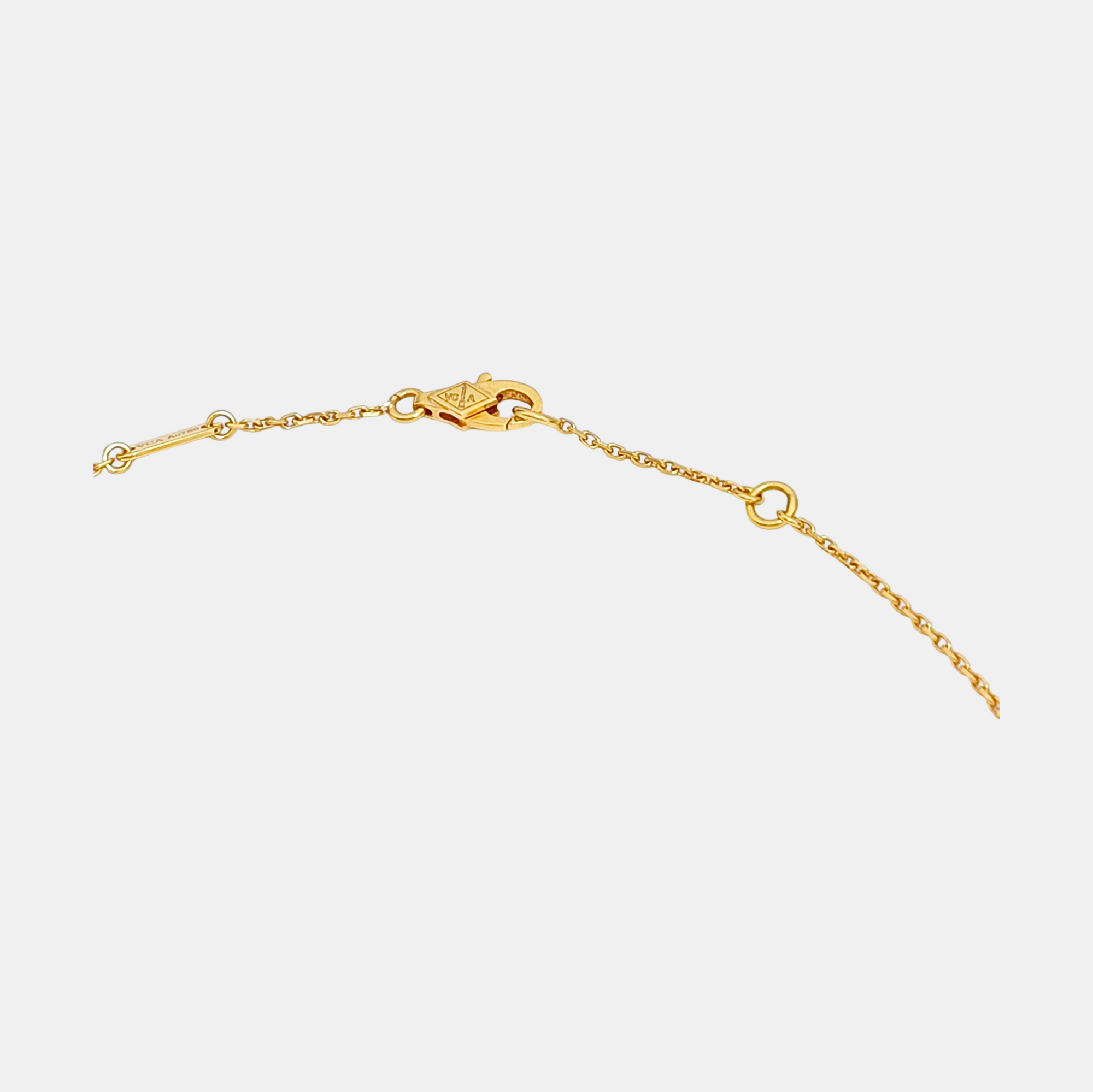 Sweet Alhambra 18k Rose Gold Necklace