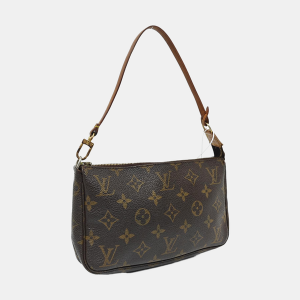 ACCESSOIRES Monogram Coated Canvas Brown