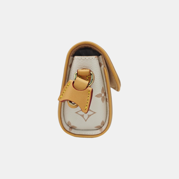 Pochette Camille Monogram Coated Canvas Beige