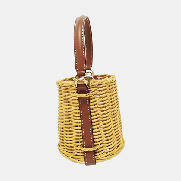 Leather Shoulder Bag Brown
