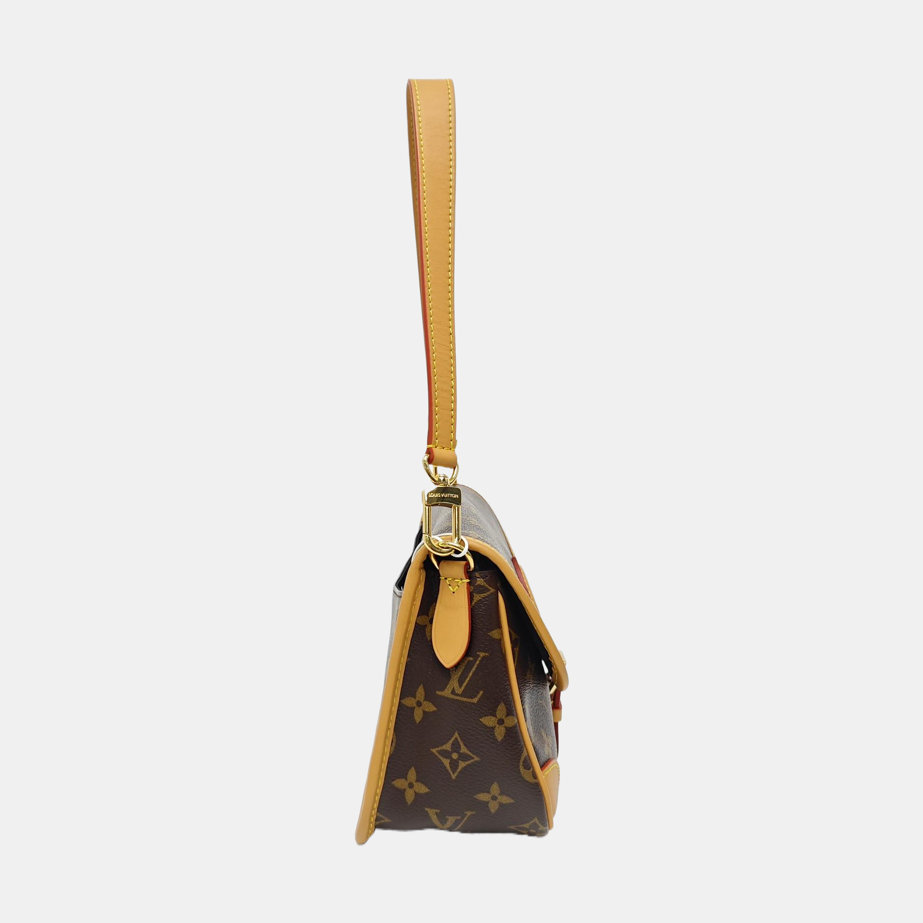 DIANE Monogram Coated Canvas Brown