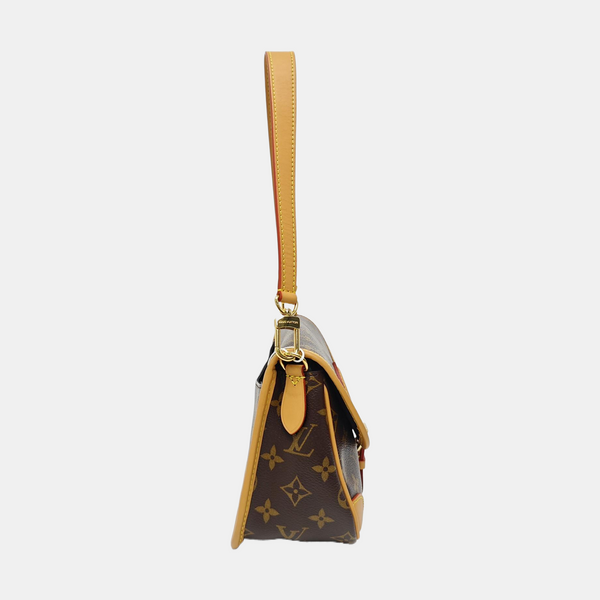 DIANE Monogram Coated Canvas Brown