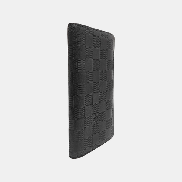 BRAZZA Damier Graphite Calfskin Black Wallet