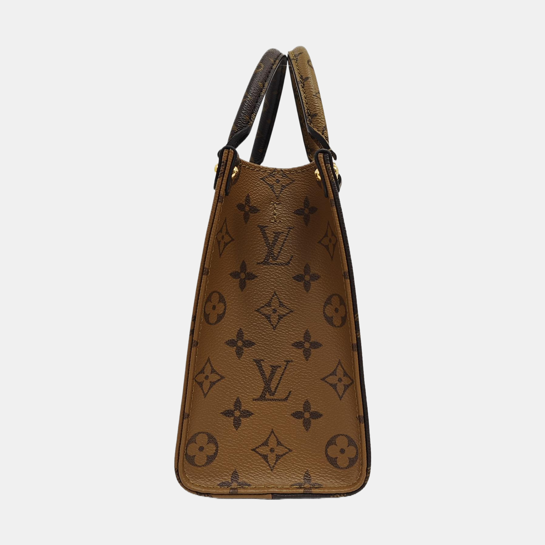 ONTHEGO PM Monogram Coated Canvas Brown