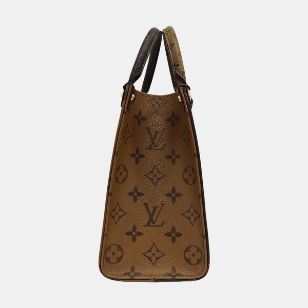 ONTHEGO PM Monogram Coated Canvas Brown