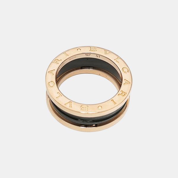 Anillo B.ZERO1 de oro rosa de 18k UE 51