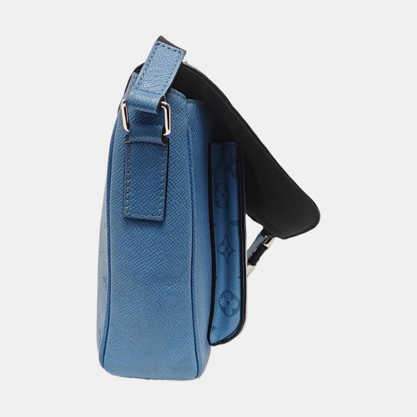 TAIGARAMA Monogram Coated Canvas Blue