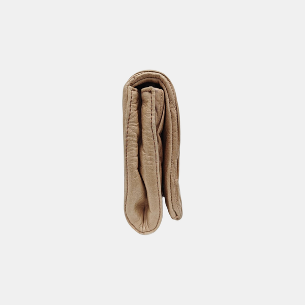 Miu Délice Quilted Lambskin Beige