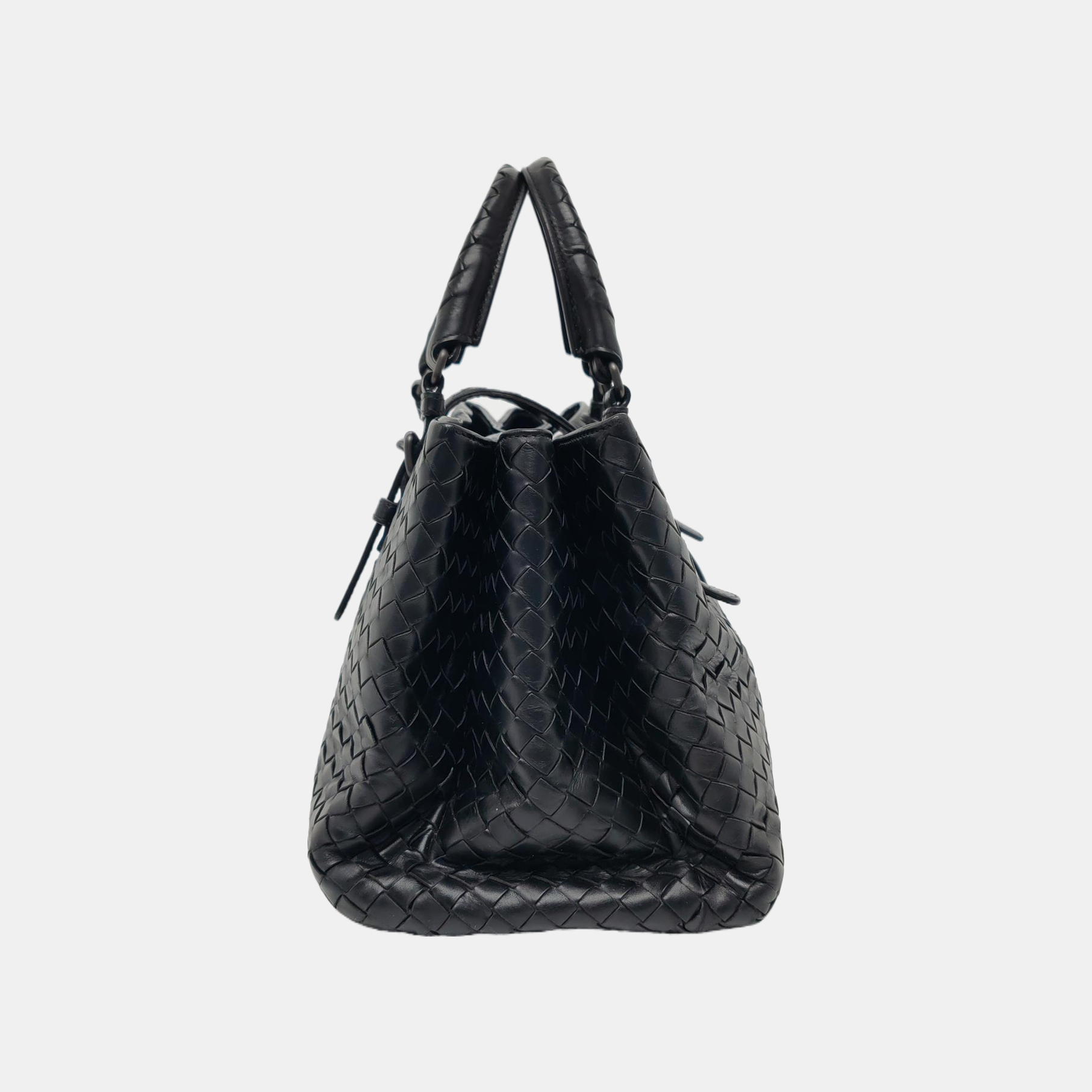 Authenticated pre-owned  Roma Lambskin Black - Tote Bag at Looply