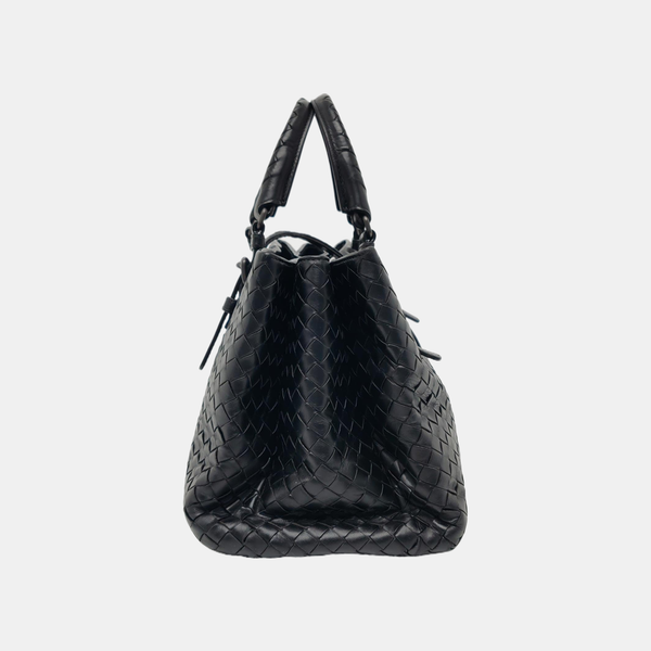 Authenticated pre-owned  Roma Lambskin Black - Tote Bag at Looply