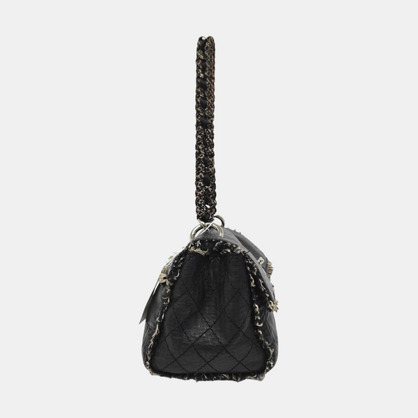 Calfskin Shoulder Bag Black