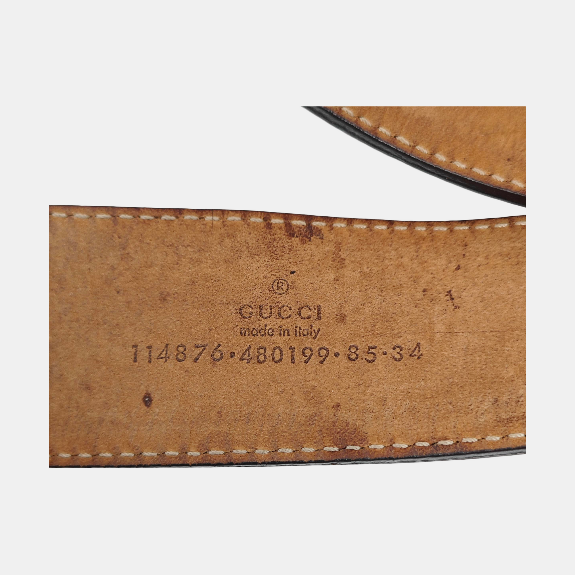 Fabric Belt Brown