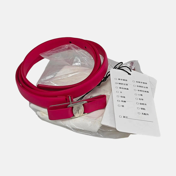 Leather Belt Red