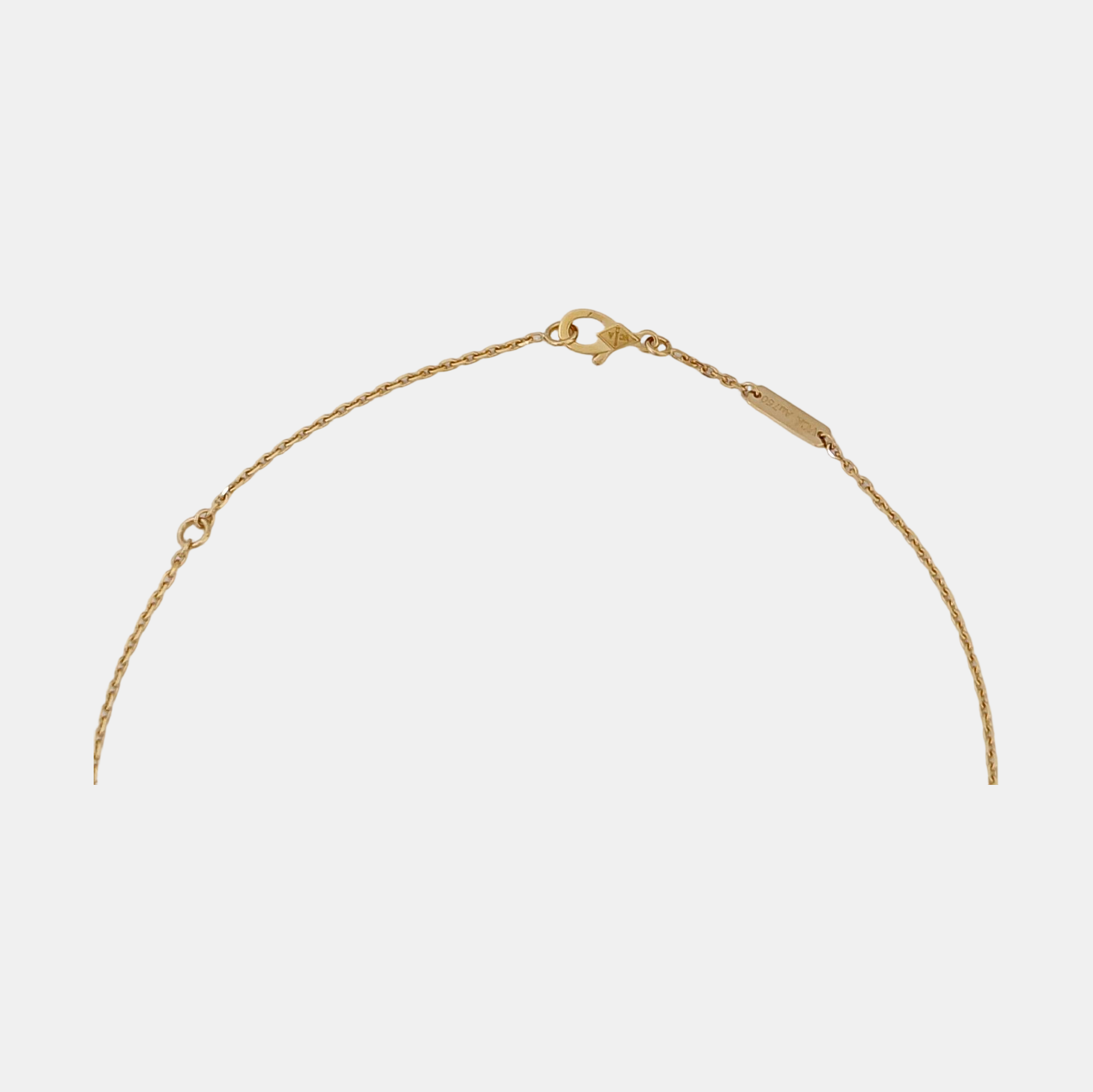 Vintage Alhambra 18k Gold Necklace