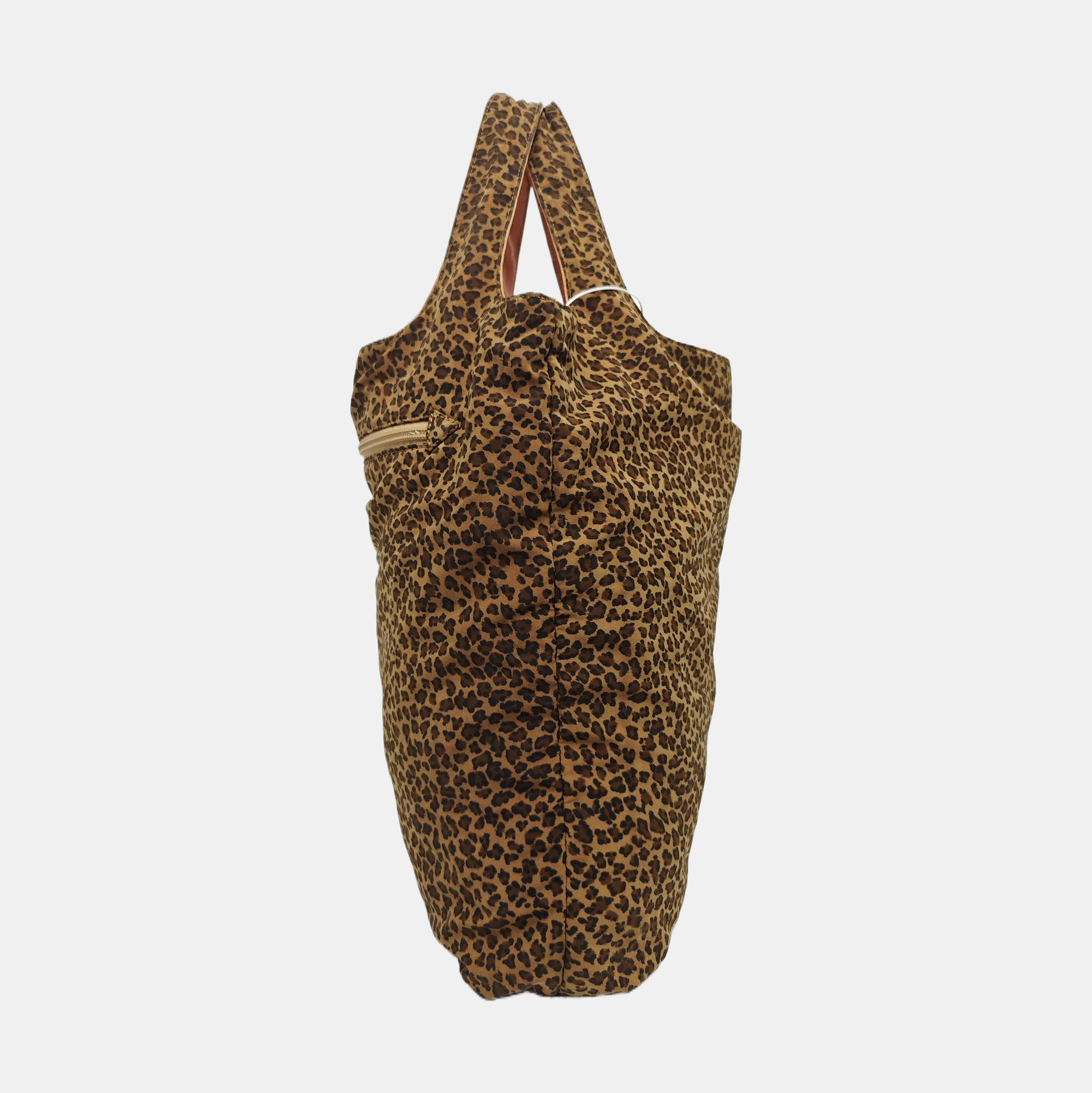 Nylon Tote Bag Brown